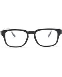ZEGNA - Logo-Plaque Square-Frame Glasses - Lyst