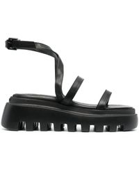Vic Matié - Strappy Chunky-Sole Sandals - Lyst