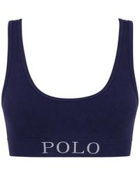 Polo Ralph Lauren - Ribbed Logo-Underband Bra - Lyst