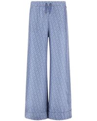Herno - Drawstring Patterned Trousers - Lyst