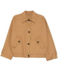 Closed - Flap-Pocket Buttoned Jacket - Lyst