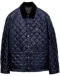 Prada - Giacca Trapuntata - Lyst