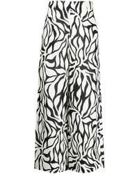 Cala De La Cruz - Pantalon Palazzo À Imprimé Botanique - Lyst