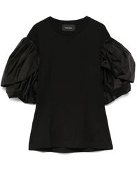 Simone Rocha - Ruffled-Sleeves T-Shirt - Lyst
