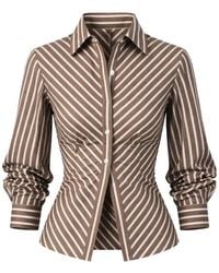 Hevron - Drexel Striped Shirt - Lyst