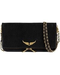 Zadig & Voltaire - Rock Soft Wild Clutch - Lyst