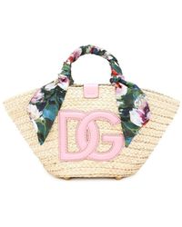 Dolce & Gabbana - Bolso shopper Kendra con parche del logo - Lyst