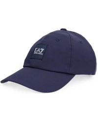 EA7 - Logo-Patch Baseball Cap - Lyst