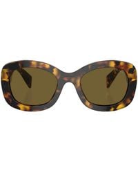 Prada - Prada Pr A13S Oversize Frame Sunglasses - Lyst