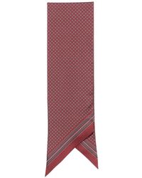 Saint Laurent - Geometric-Print Pointed-Tip Scarf - Lyst