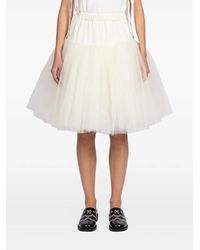 Simone Rocha - Tulle-Layered Elasticated-Waist Mini Skirt - Lyst