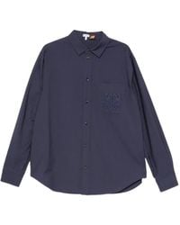 Loewe - Overhemd Met Ronde Hals - Lyst