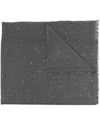 Brunello Cucinelli - Sequin-Embellished Scarf - Lyst
