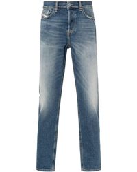 DIESEL - Halbhohe 2005 D-Fining 09h45 Tapered-Jeans - Lyst