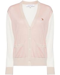 Maison Kitsuné - Vest Met Geborduurd Logo - Lyst