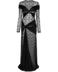 Marine Serre - Draped Jersey Knotted Dress - Lyst