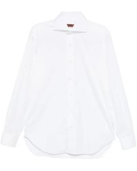 Barba Napoli - Curved-Hem Shirt - Lyst