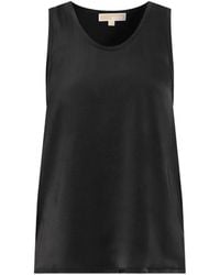 MICHAEL Michael Kors - Satin Tank Top - Lyst