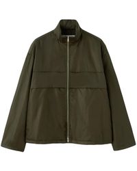 Jil Sander - Gefütterte Jacke Mit Stehkragen - Lyst