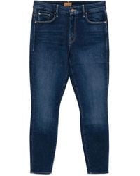 Mother - High-Waisted Looker Ankle Jeans - Lyst