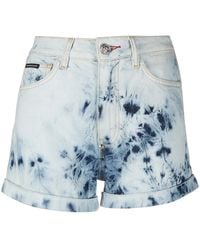 Philipp Plein - Gebleekte Hotpants - Lyst