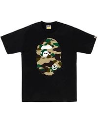 A Bathing Ape - Camouflage-Print T-Shirt - Lyst