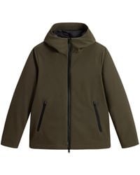 Woolrich - Padded Logo Jacket - Lyst