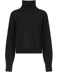 Loulou de Saison - Luke Ribbed-Collar Wool Sweater - Lyst