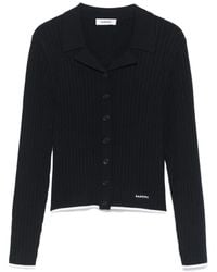 Sandro - Cable-Knit Cardigan - Lyst