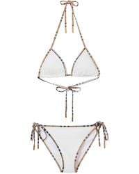 Burberry - Triangel Bikini - Lyst