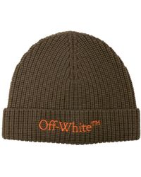 Off-White c/o Virgil Abloh - Logo-embroidered Beanie - Lyst
