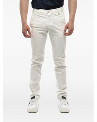 Corneliani - Stretch-Cotton Chino Trousers - Lyst