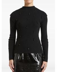 Pennyblack - High-Neck Embellished Sweater - Lyst
