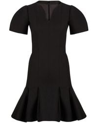 Nina Ricci - Peplum-Hem Wool Dress - Lyst