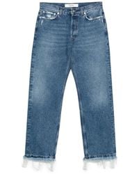 Séfr - Frayed-Detail Jeans - Lyst