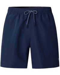 Hackett - Icon Logo-Patch Swim Trunks - Lyst