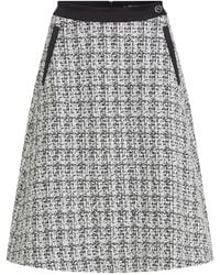 KARL LAGERFELD - A-Line Midi Skirt - Lyst