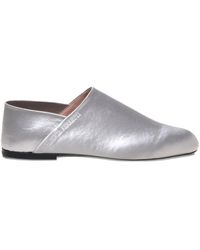 Alberta Ferretti - Loafer Mit Logo-Prägung - Lyst