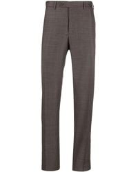 Canali - Mid-Rise Straight-Leg Trousers - Lyst