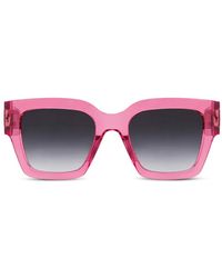 Furla - Square-Frame Transparent Sunglasses - Lyst