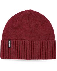 Patagonia - Ribbed-Knit Logo-Patch Beanie Hat - Lyst