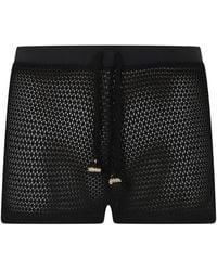 Pin-Up Stars - Crochet Drawstring Shorts - Lyst