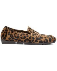 Ash - Barkley Leopard-Print Loafers - Lyst