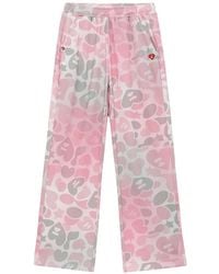 AAPE BY A BATHING AP - Camo-Print Track Pants - Lyst