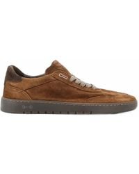 PIUMESTUDIO - Suede Lace-Up Sneakers - Lyst