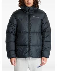 Columbia - Logo-Print Padded Jacket - Lyst