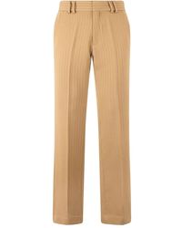 Roberto Cavalli - Striped Virgin Wool Trousers - Lyst