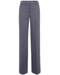 Via Masini 80 - Pressed-Crease Straight-Leg Trousers - Lyst