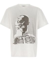 McQueen - 'Skeleton' T-Shirt - Lyst