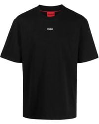 HUGO - T-Shirt Con Stampa - Lyst